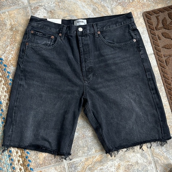 Agolde 90s Mid Rise Loose Short in Fallen Size 32 NWT - Picture 6 of 14